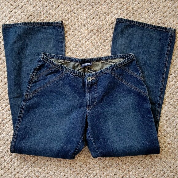Mavi GRACE Bootleg Flare Jeans No Waistband HTF - Picture 1 of 8